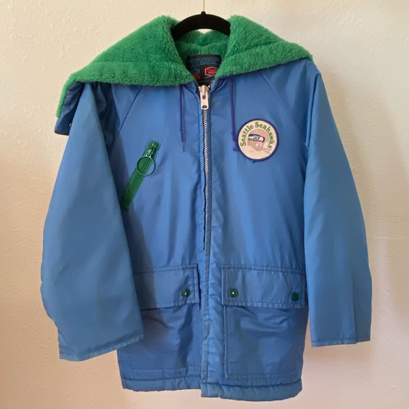 🚫SOLD🚫 Vintage 70s/80s SEATTLE SEAHAWKS Youth’s Jacket - Picture 2 of 4